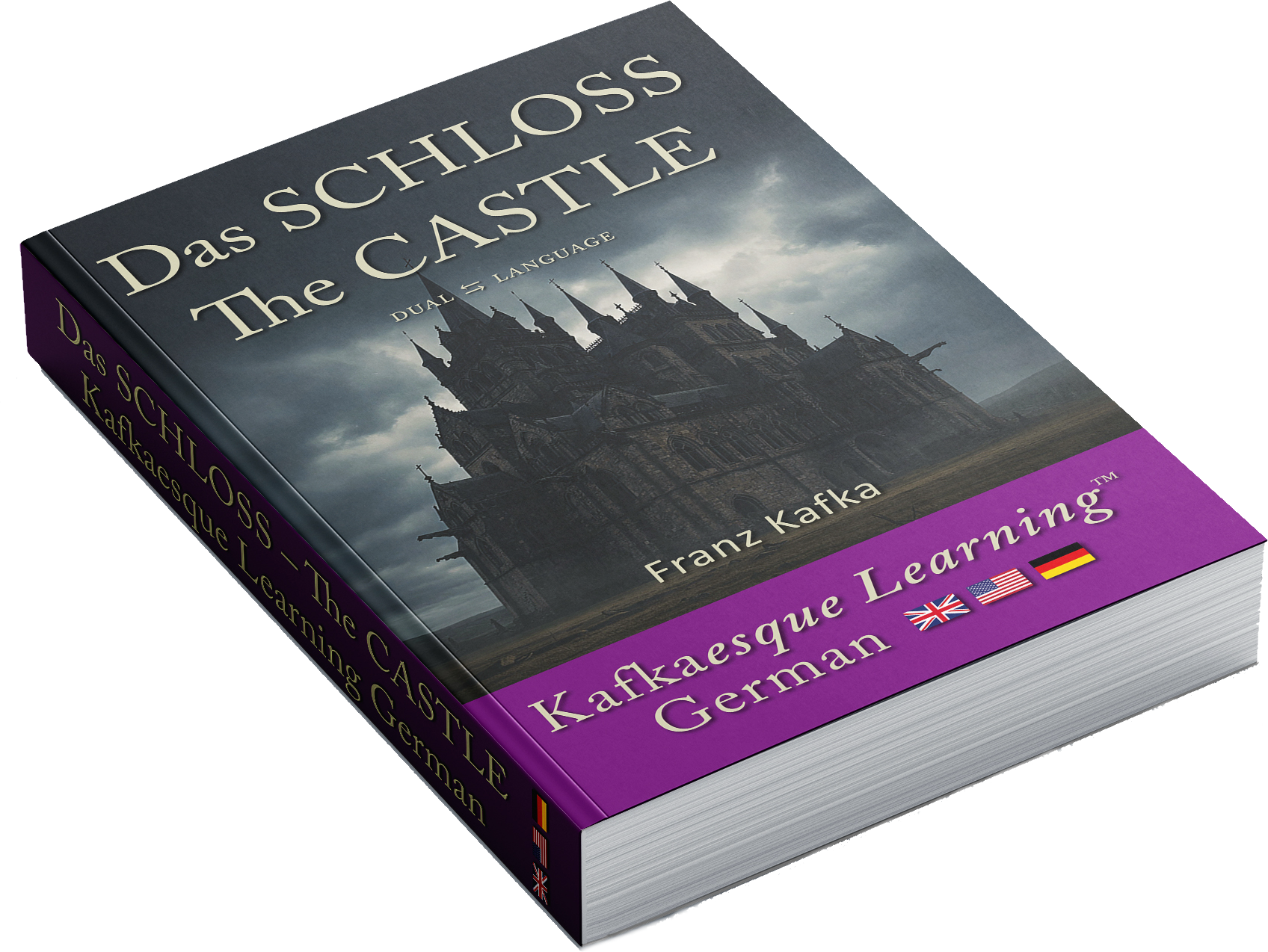 Franz Kafka 'Das Schloss / The Castle' esqueLearning dual language book paperback edition